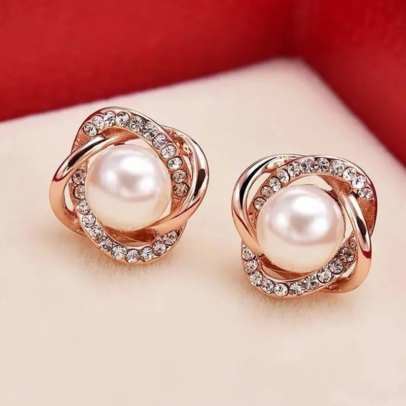 Boucle d'oreille plaqué or 14K