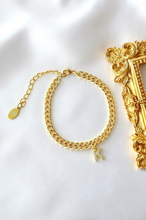 Bracelet personnalisé à chaîne cubaine épaisse