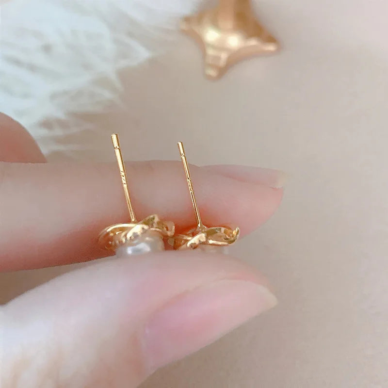 Boucle d'oreille plaqué or 14K
