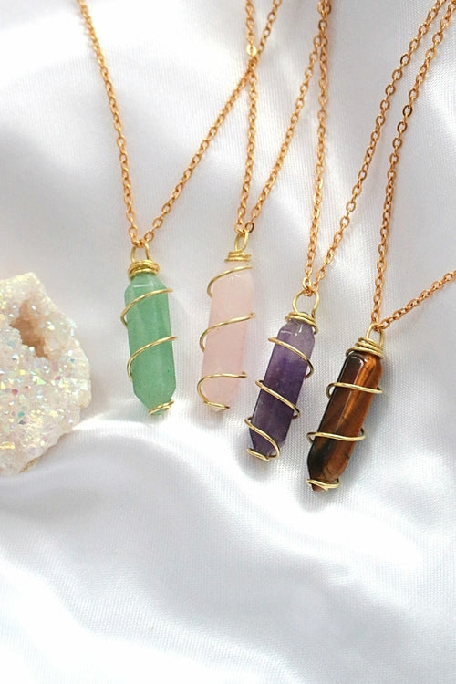 Collier avec cristaux
